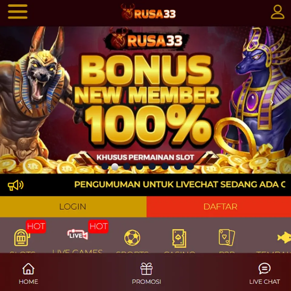 RUSA33 Daftar Akun Resmi Indonesia